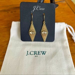 J. Crew Gold Dangle Earrings